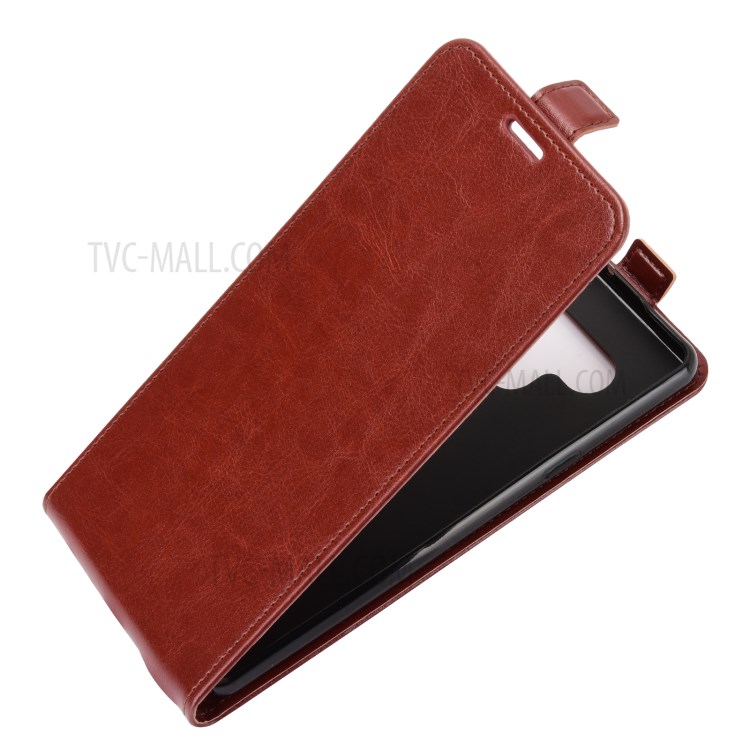 Crazy Horse Surface Vertical Flip Leather Phone Cover Shell for LG Stylo 6 - Brown-3