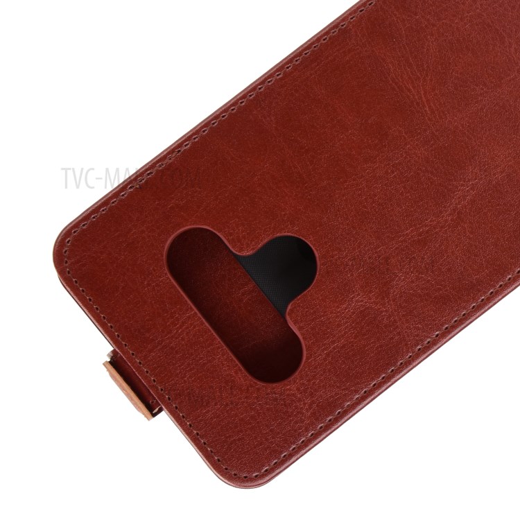 Crazy Horse Surface Vertical Flip Leather Phone Cover Shell for LG Stylo 6 - Brown-4