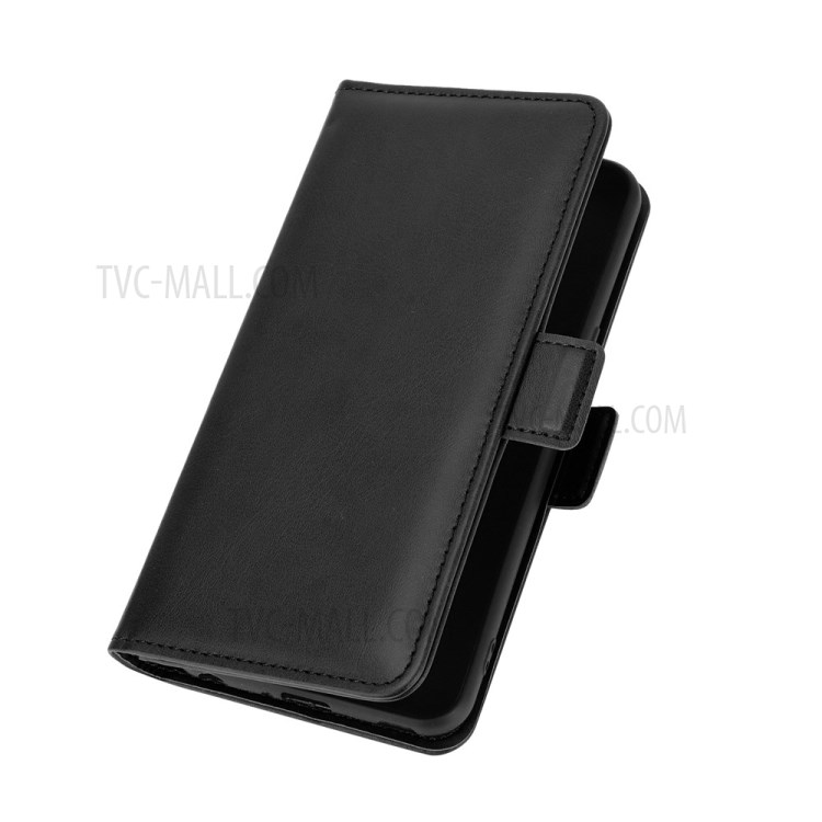 Double Magnetic Clasp Leather Cell Mobile Case for LG Style 3 L-41A - Black-6