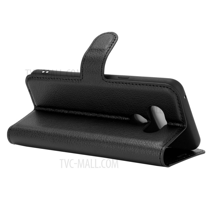 Litchi Texture Leather Wallet Phone Protective Case for LG Style 3 L-41A - Black-6