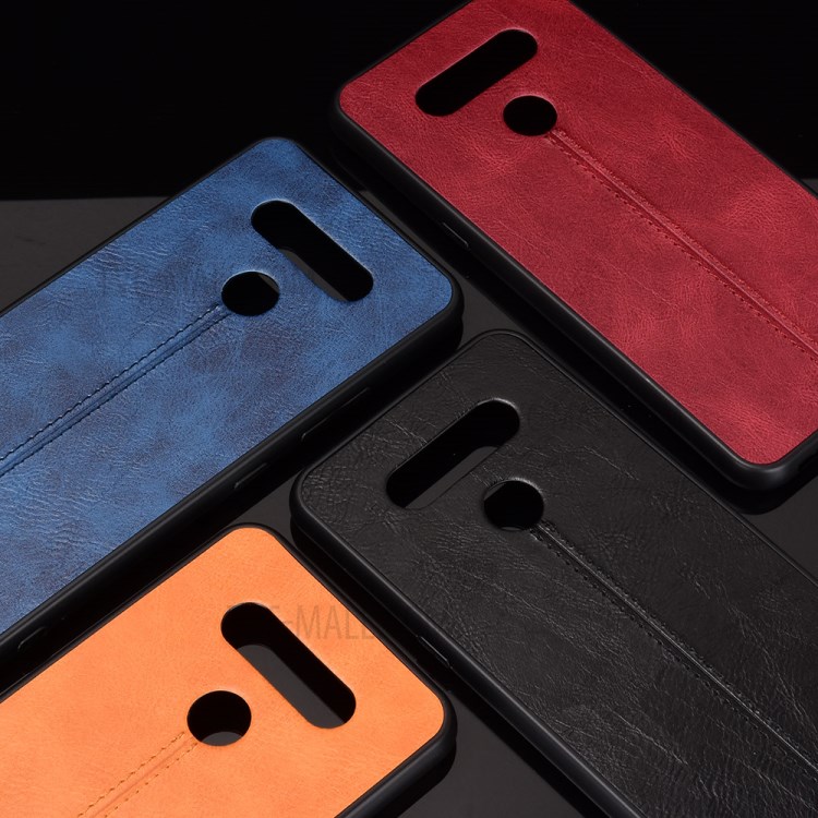 PU Leather Coated PC + TPU Hybrid Case for LG K51 - Black-10