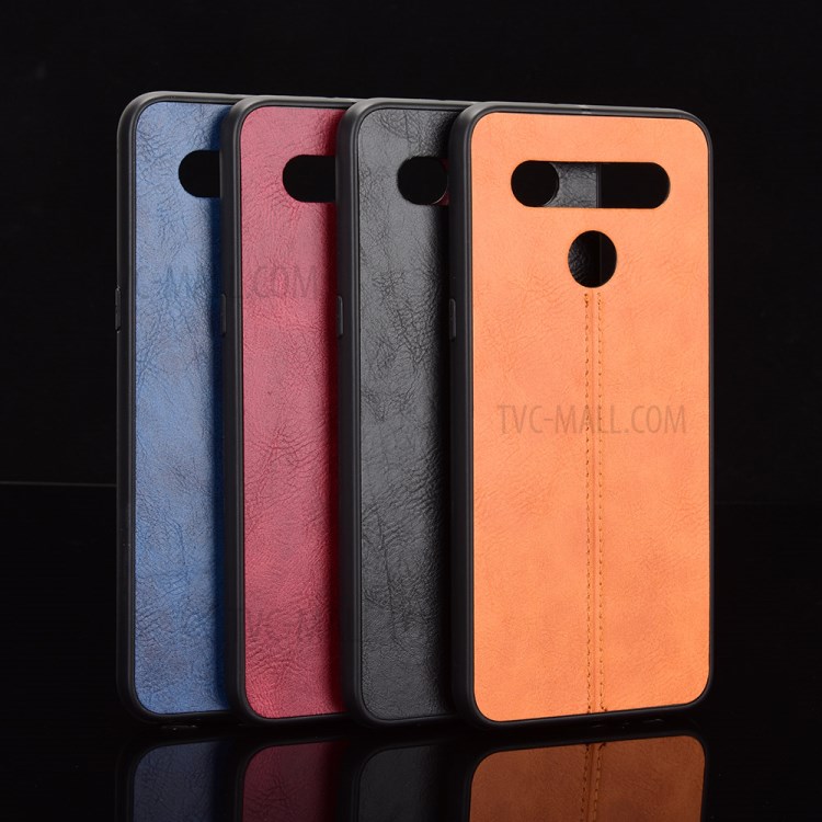 PU Leather Coated PC + TPU Hybrid Case for LG K41S / LG K51S - Black-10