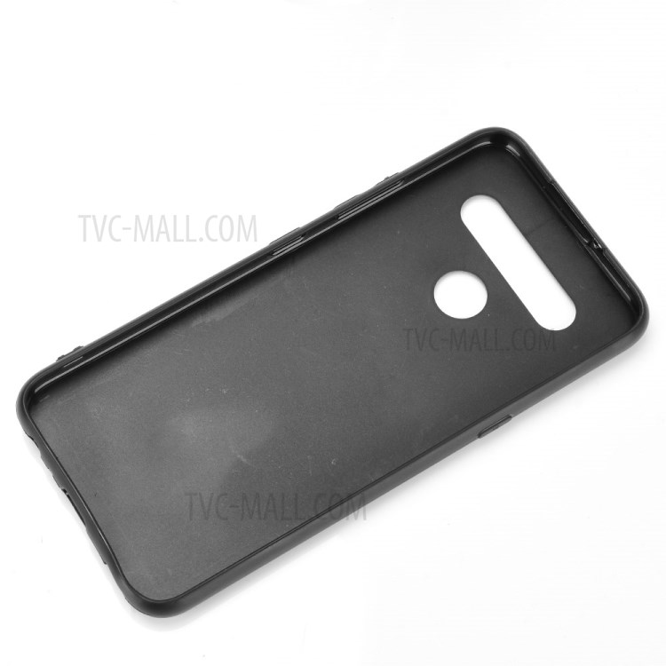 PU Leather Coated PC + TPU Hybrid Case for LG K41S / LG K51S - Black-4