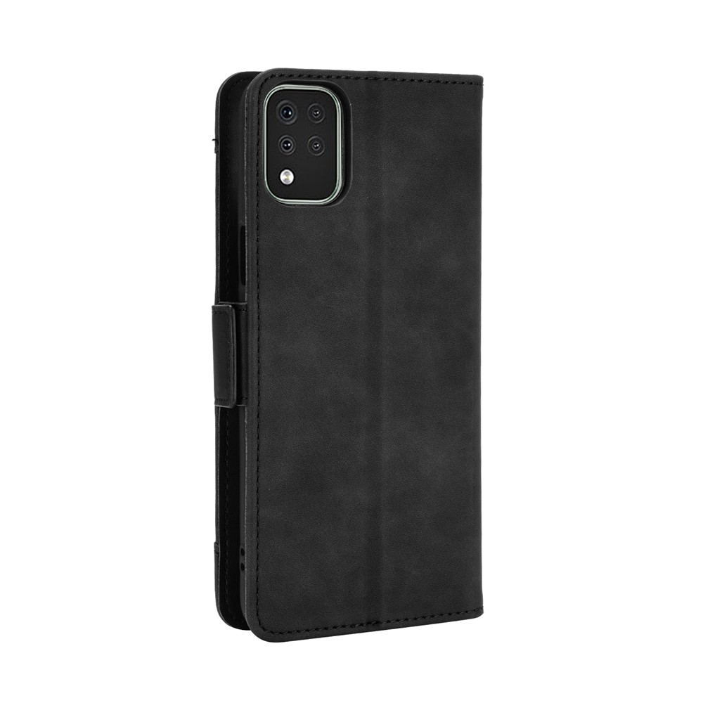 Multiple Card Slots Wallet Case Stand Leather Cover Case for LG K42 - Black-6