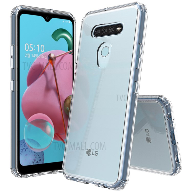 Clear Case for LG Q51/K51 Anti-scratch Acrylic + TPU Cover-1