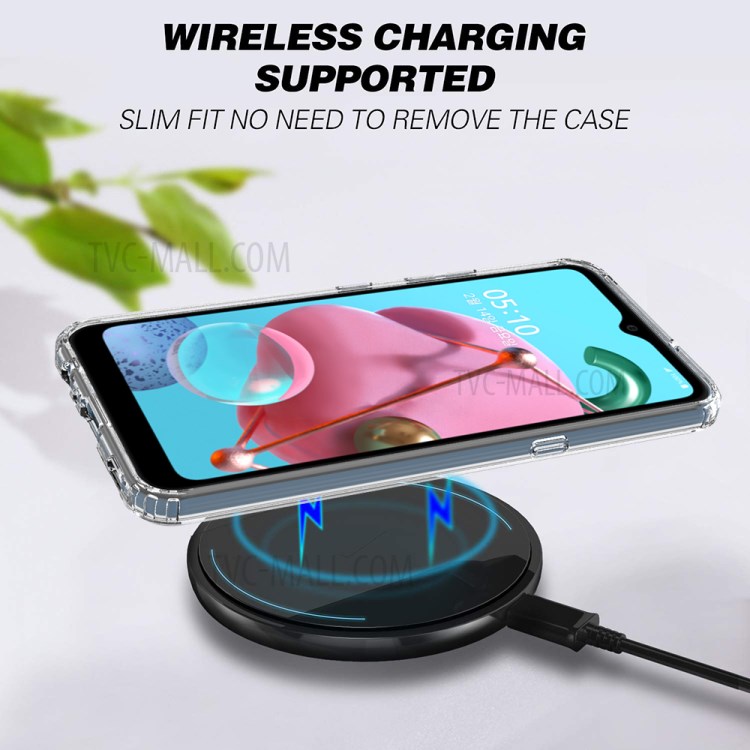 Clear Case for LG Q51/K51 Anti-scratch Acrylic + TPU Cover-2