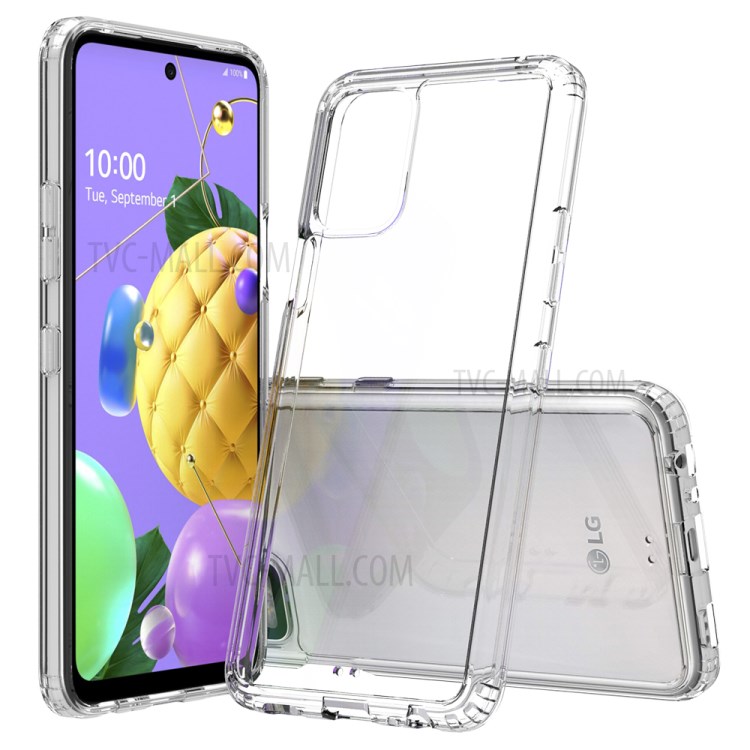 Clear Case for LG K52/K62 Anti-scratch Acrylic + TPU Protector Cover-1