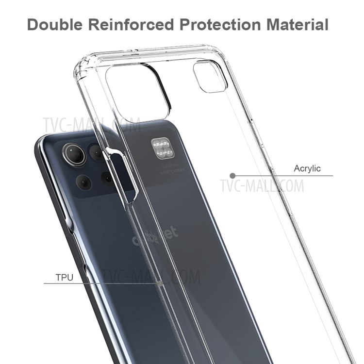Clear Protector Case for LG K92 5G Anti-scratch Acrylic + TPU Cover-2