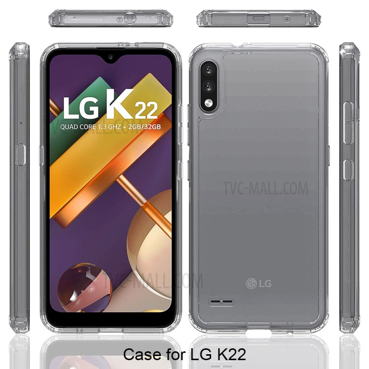 Clear Protector Shell for LG K22 Anti-scratch Acrylic + TPU Cover-6