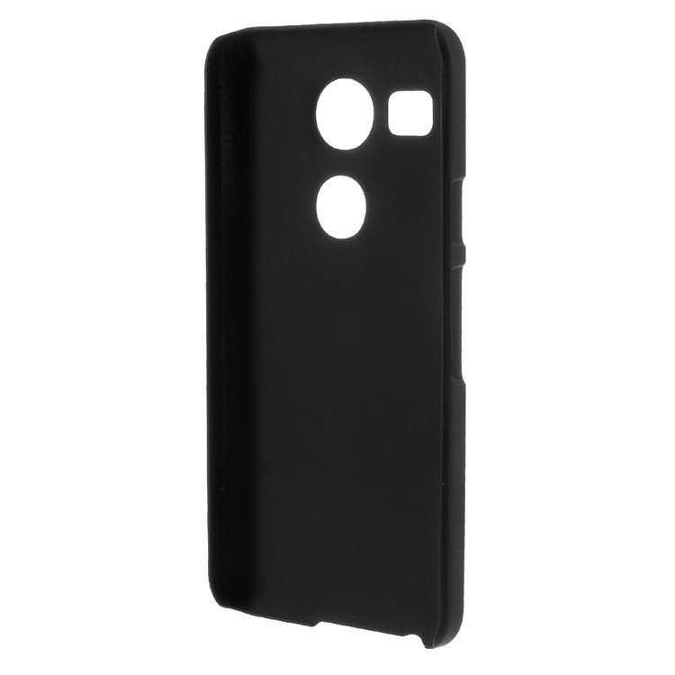 Rubberized Plastic Hard Case Shell for LG Nexus 5X - Black-2