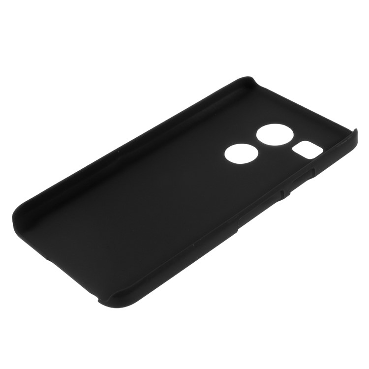 Rubberized Plastic Hard Case Shell for LG Nexus 5X - Black-5