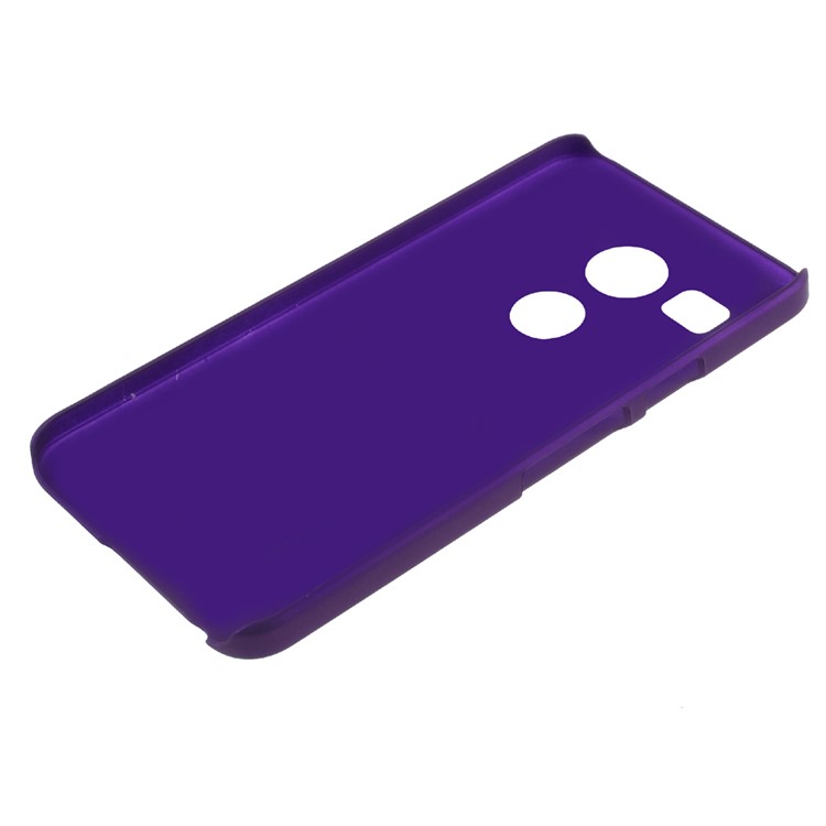 Rubberized Plastic Hard Protective Case for LG Nexus 5X - Purple-5