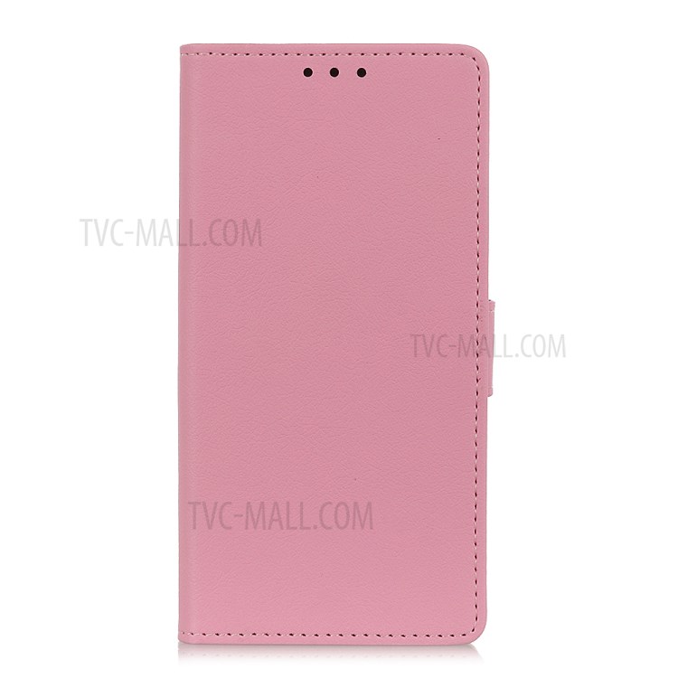 Leather Stand Case with Card Slots for LG Velvet 2 Pro - Pink-4