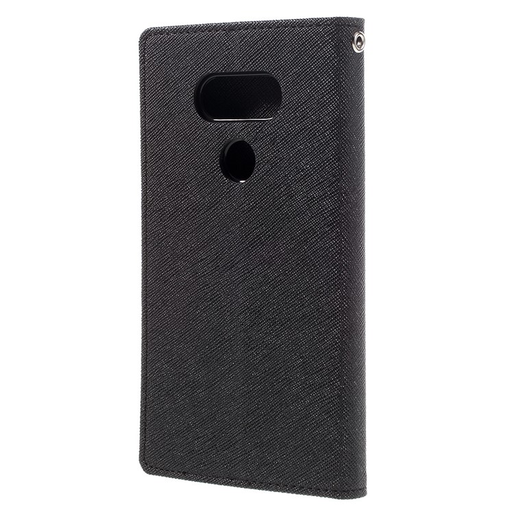 MERCURY GOOSPERY Leather Wallet Cover for LG G5 with Stand - Black-2