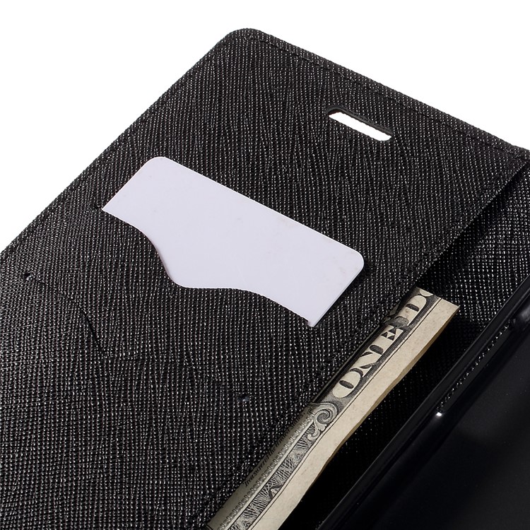 MERCURY GOOSPERY Leather Wallet Cover for LG G5 with Stand - Black-7