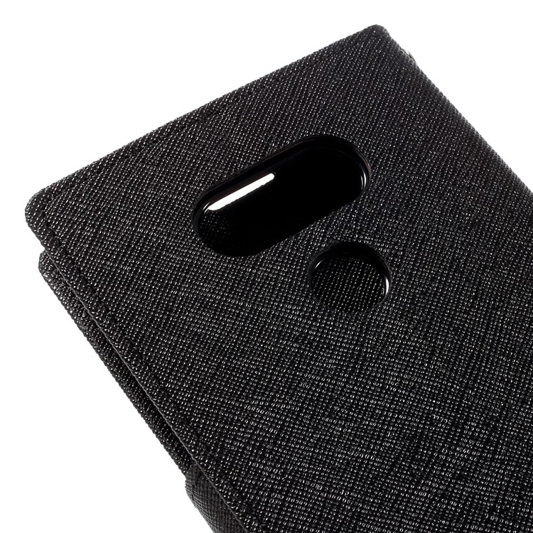 MERCURY GOOSPERY Leather Wallet Cover for LG G5 with Stand - Black-9