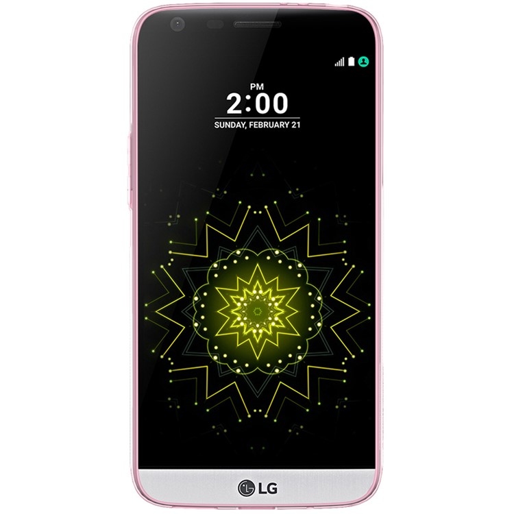 NILLKIN Nature Slim TPU Cover Phone Case for LG G5 - Pink-2