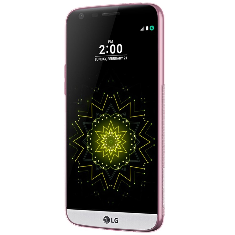 NILLKIN Nature Slim TPU Cover Phone Case for LG G5 - Pink-4