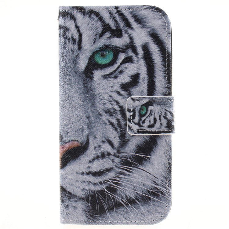 Leather Wallet Stand Case for LG K10 - Furious Beast-1