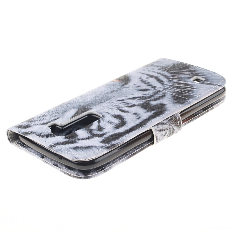 Leather Wallet Stand Case for LG K10 - Furious Beast-4