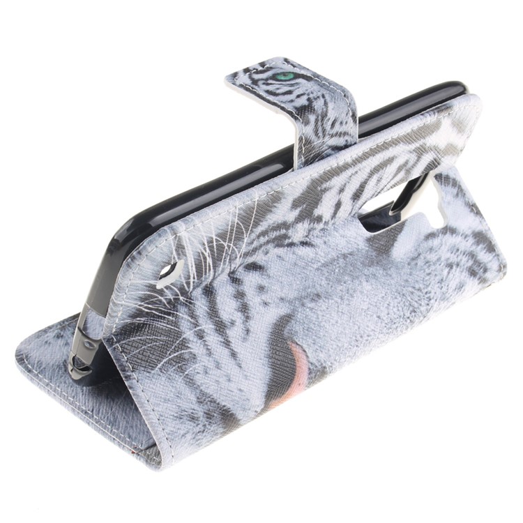 Leather Wallet Stand Case for LG K10 - Furious Beast-6