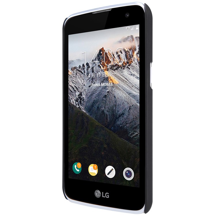 NILLKIN Super Frosted Shield Hard PC Case for LG K4 - Black-2