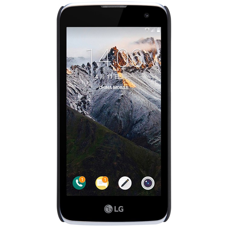 NILLKIN Super Frosted Shield Hard PC Case for LG K4 - Black-5