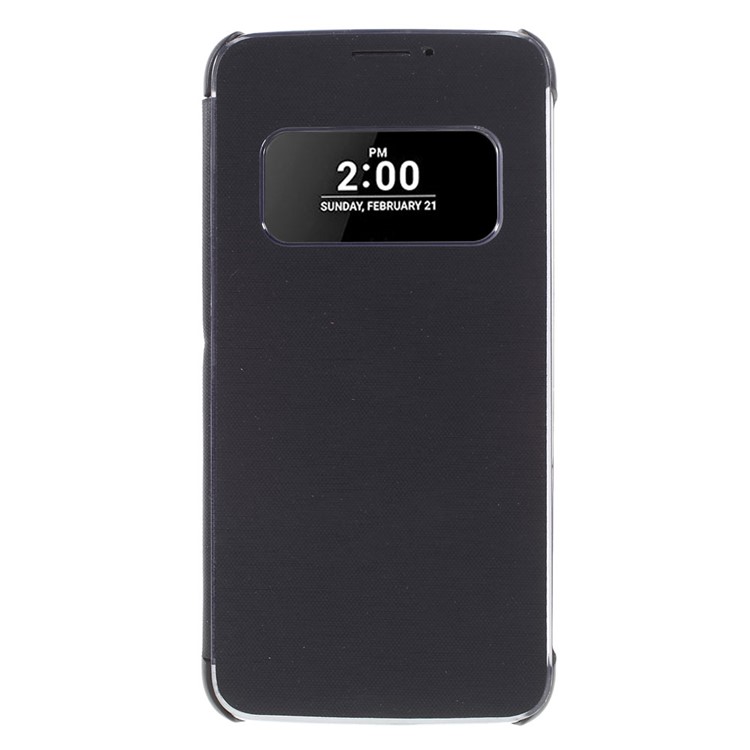 View Window Leather Flip Case for LG G5 / G5 SE - Black-3