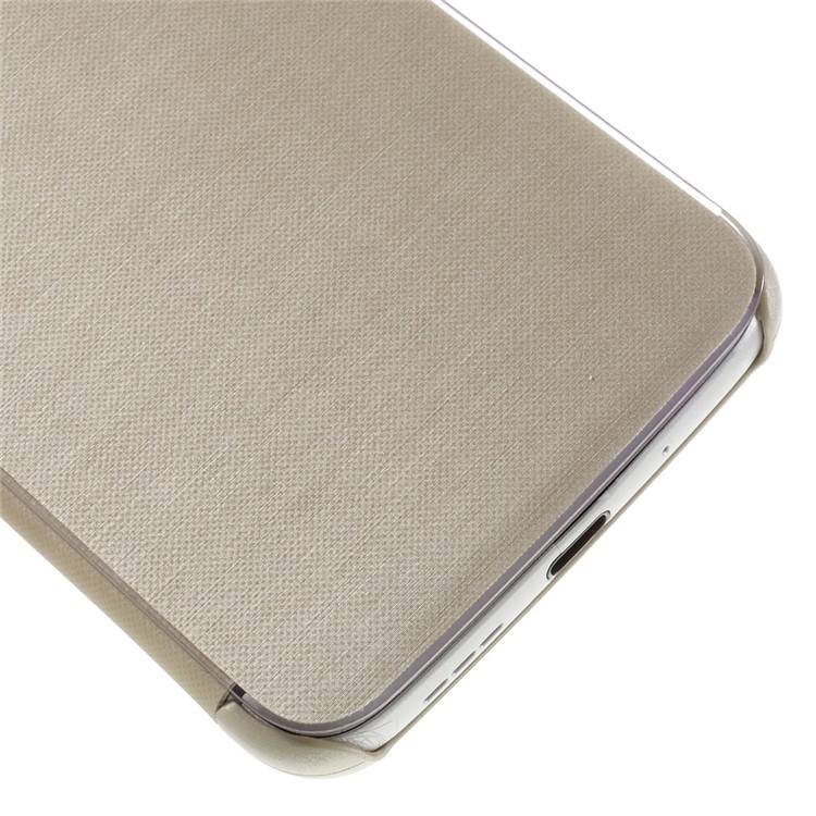 View Window Leather Phone Case for LG G5 / G5 SE - Gold-4