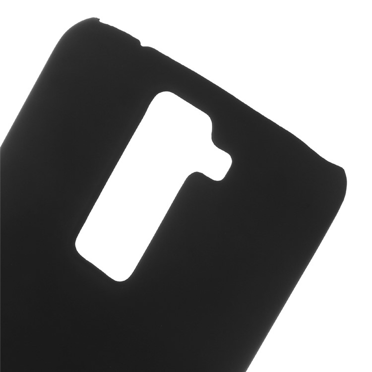 Rubberized Hard Plastic Case for LG K8 - Black-2