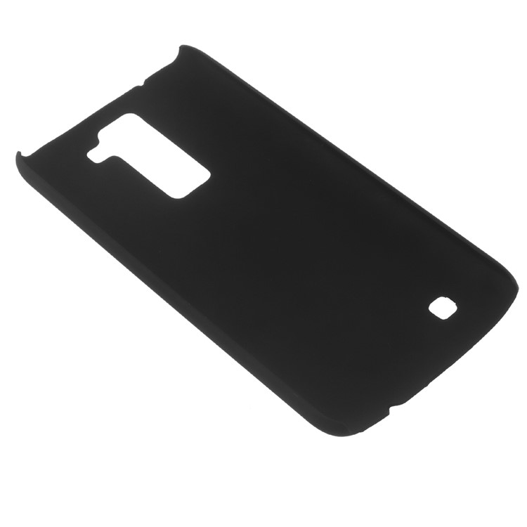 Rubberized Hard Plastic Case for LG K8 - Black-4