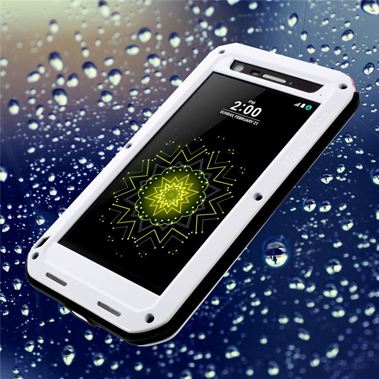 LOVE MEI Shockproof Dropproof Dustproof Case Cover for LG G5 / G5 SE - White-1