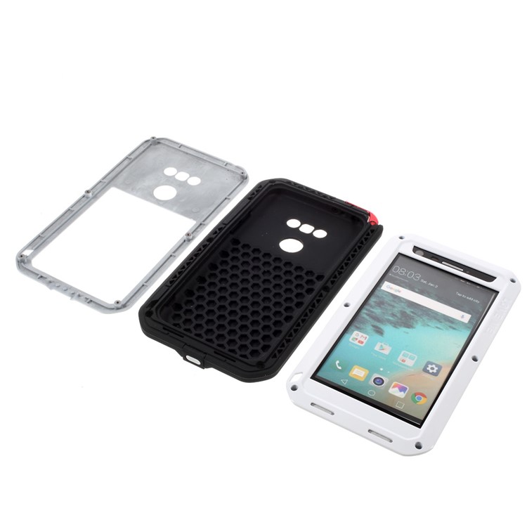 LOVE MEI Shockproof Dropproof Dustproof Case Cover for LG G5 / G5 SE - White-7