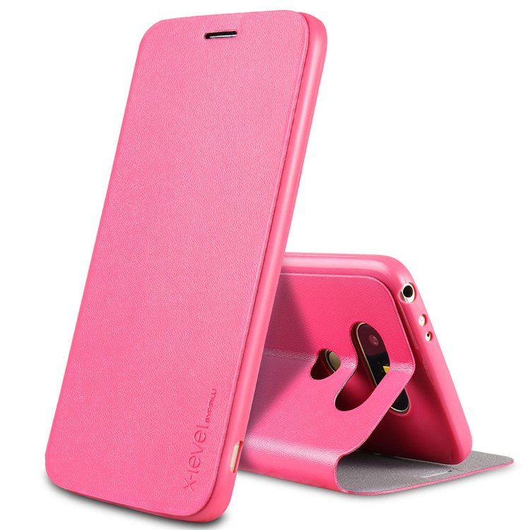 X-LEVEL FIB Color PU Leather Case Cover for LG G5/G5 SE - Rose-1