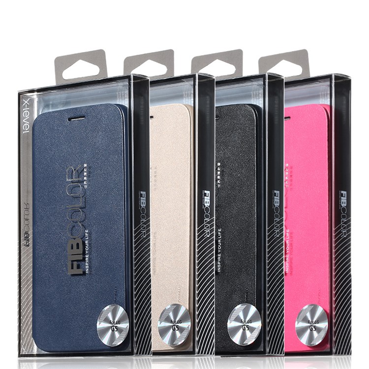 X-LEVEL FIB Color PU Leather Case Cover for LG G5/G5 SE - Rose-9