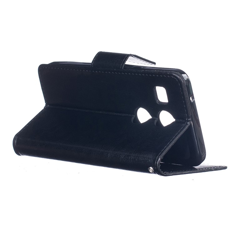 Wallet Leather Stand Case for LG Nexus 5X - Black-4