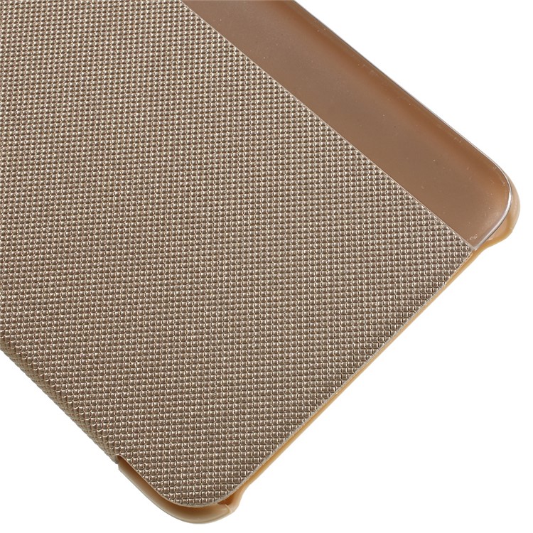 Wake up / Sleep Leather View Window Case for LG Stylus 2 - Gold-6