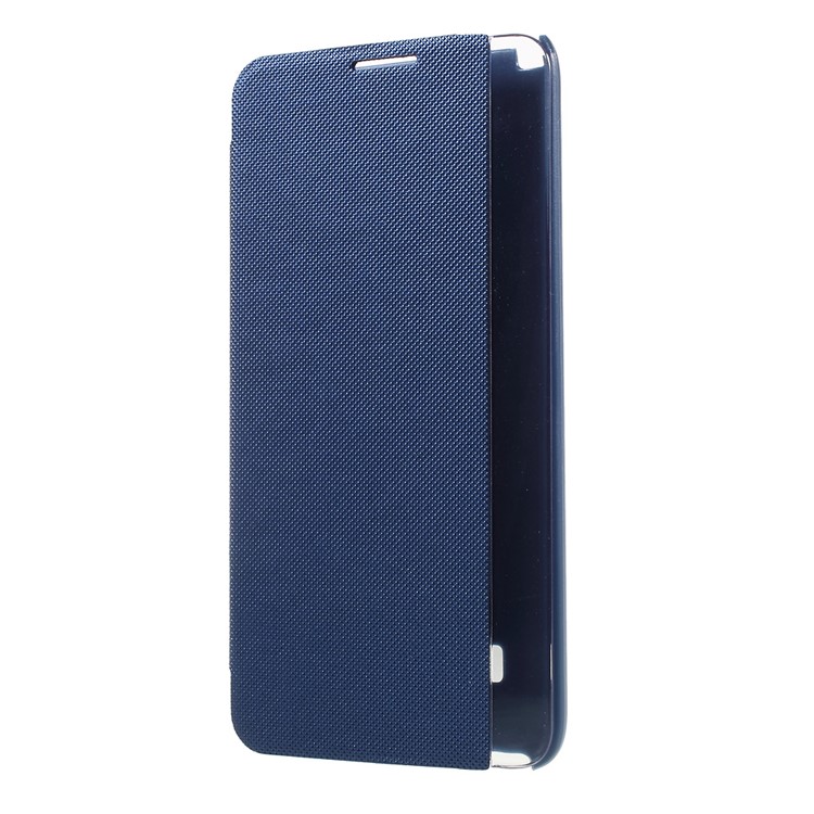 Folio Window Leather Smart Phone Cover for LG Stylus 2 - Blue-2