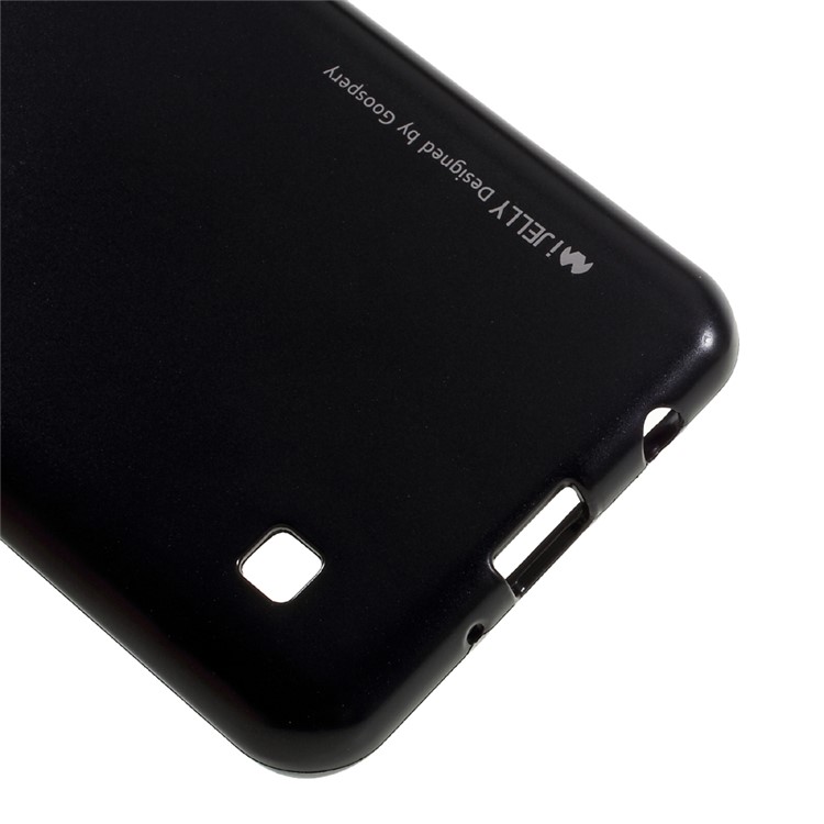 MERCURY GOOSPERY i JELLY Metallic TPU Case for LG X Style - Black-4