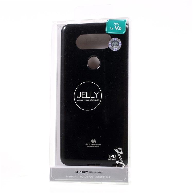 MERCURY GOOSPERY Glitter Powder TPU Case for LG V20 - Black-6