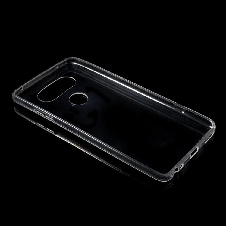 See-through Crystal Clear TPU Gel Case Shell for LG V20-1