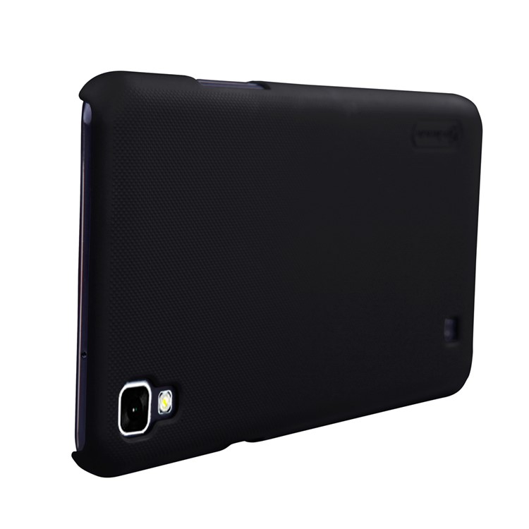 NILLKIN Super Frosted Shield Hard Case for LG X Poer K220 + Screen Protector Film - Black-4