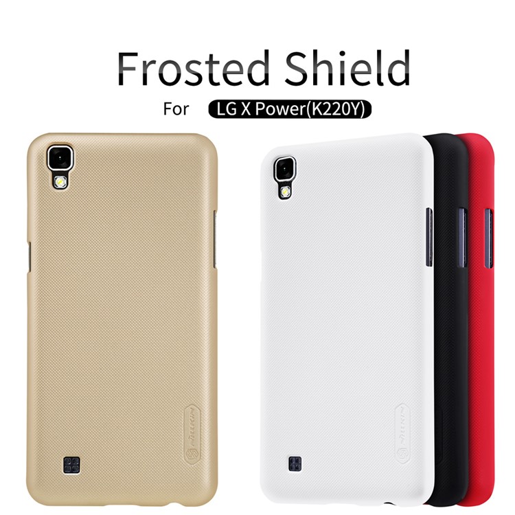 NILLKIN Super Frosted Shield Hard Cover for LG X Power K220 - White-7