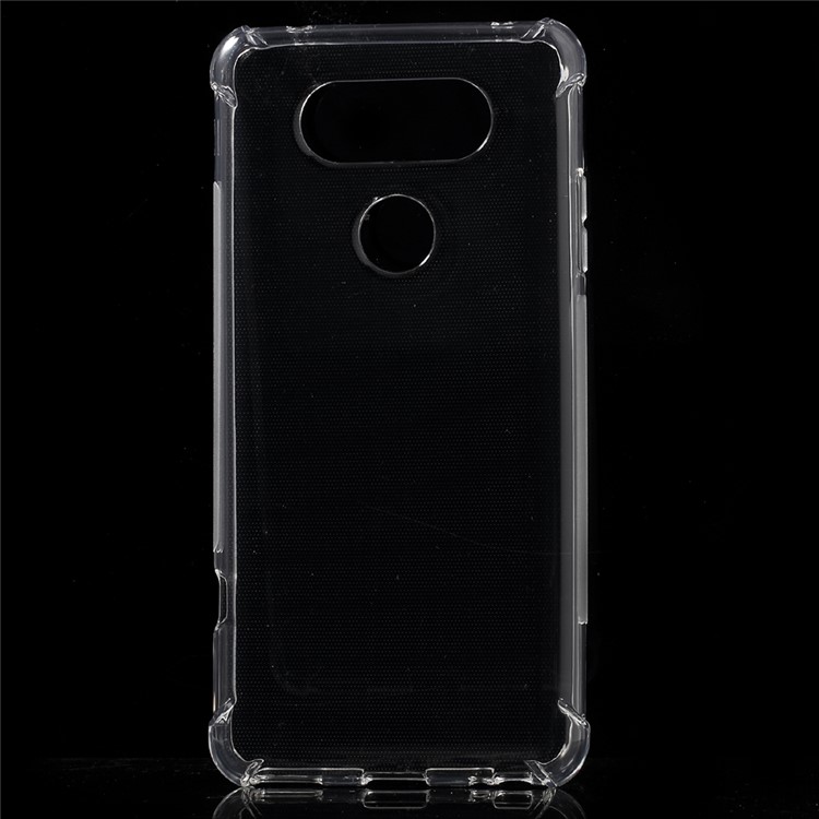 Clear TPU Gel Back Shell Case for LG V20 - Transparent-1