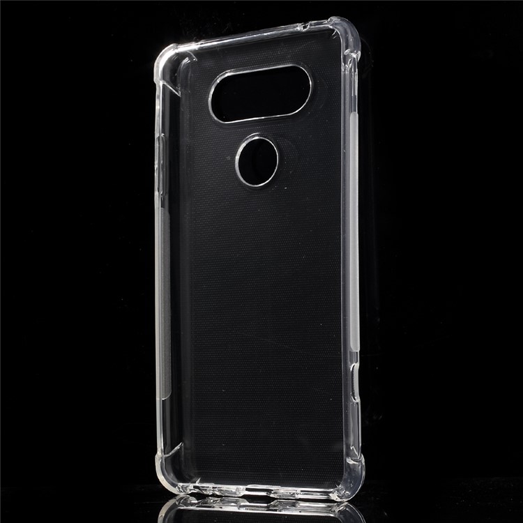 Clear TPU Gel Back Shell Case for LG V20 - Transparent-2