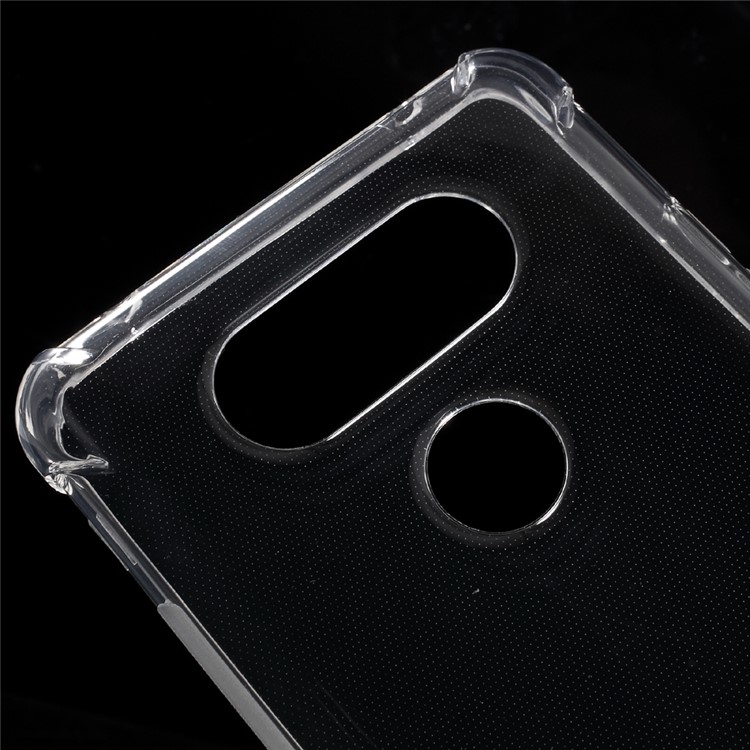Clear TPU Gel Back Shell Case for LG V20 - Transparent-3