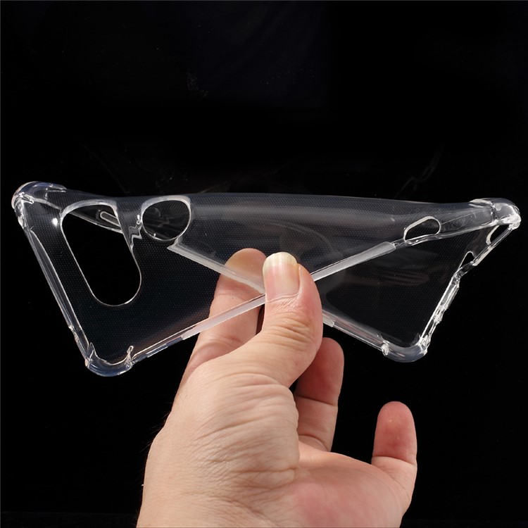 Clear TPU Gel Back Shell Case for LG V20 - Transparent-6