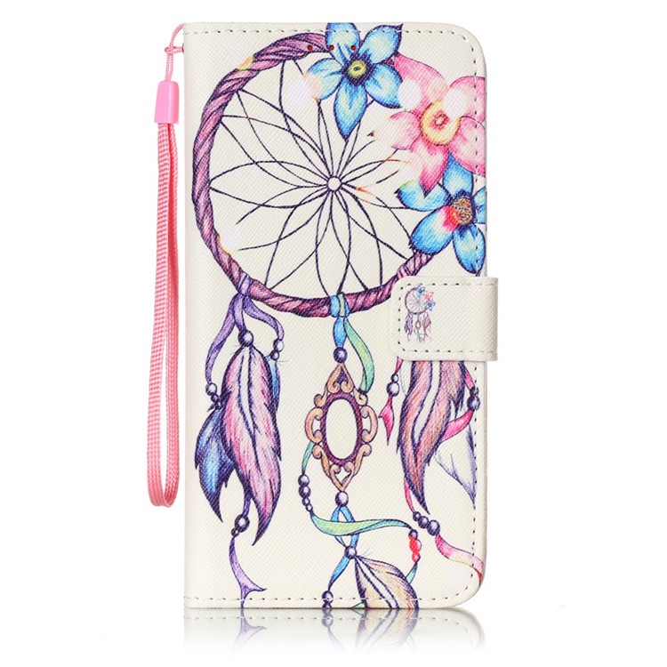 Patterned Wallet Stand Leather Case for LG Stylus 2/LG G Stylo 2 - Flowered Dreamcatcher-1