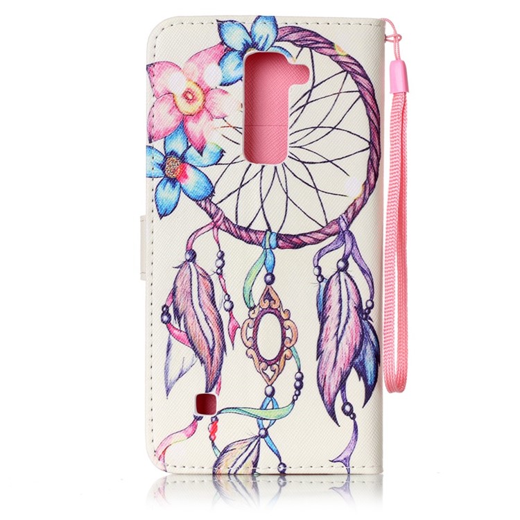 Patterned Wallet Stand Leather Case for LG Stylus 2/LG G Stylo 2 - Flowered Dreamcatcher-2