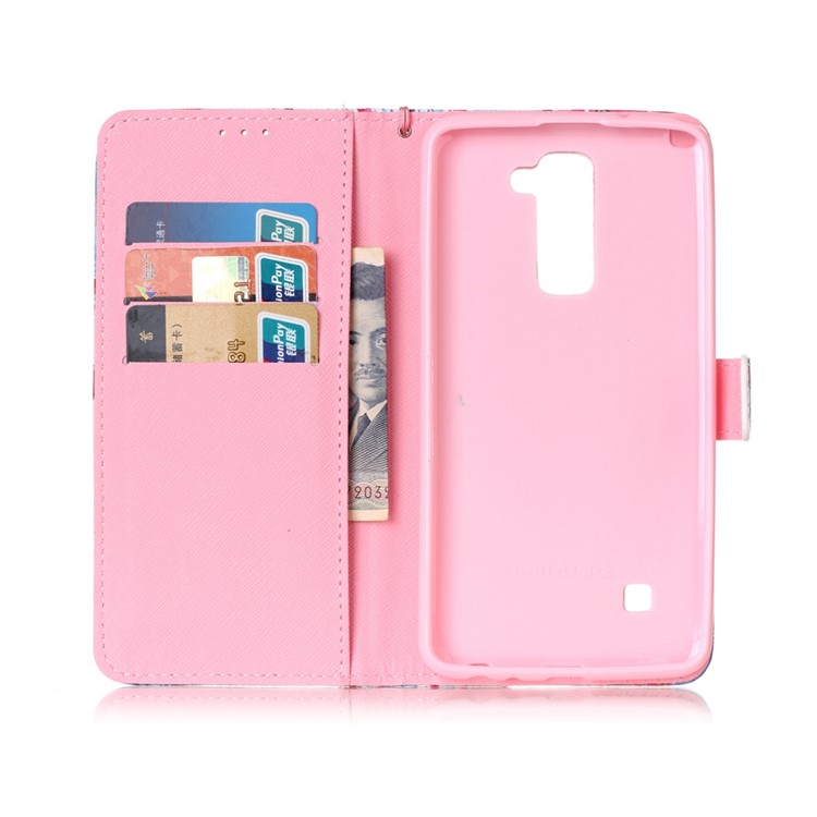 Patterned Wallet Stand Leather Case for LG Stylus 2/LG G Stylo 2 - Flowered Dreamcatcher-6